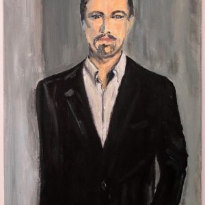 Painting "L'homme bleu - 2018"