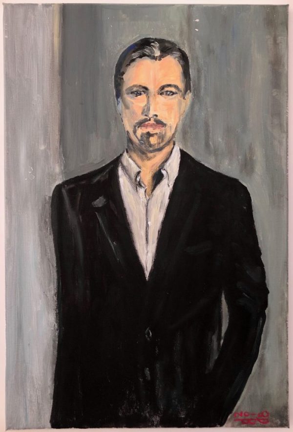 Painting "L'homme bleu - 2018"