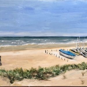 Painting "Sunny day in Noordwijk - 2020"