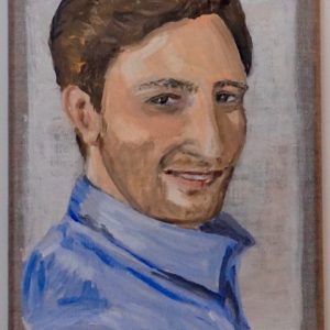 Painting "Portrait of my beloved L. - 2019"